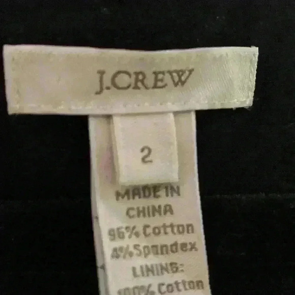 J crew Black Mini Dress with Ruffle, Sequin, & Gem Accent - Picture 2 of 5